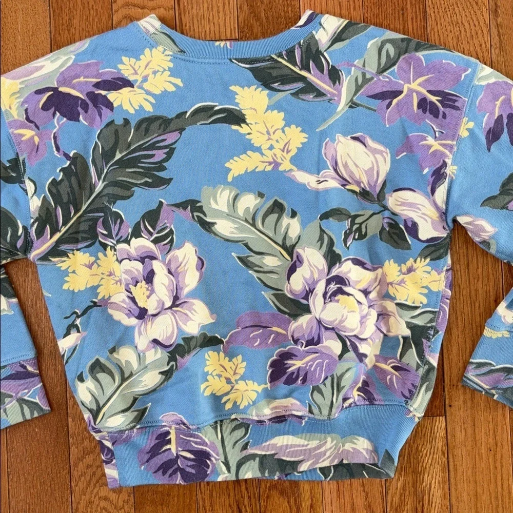 Polo Ralph Lauren Floral Floral Girls Sweatshirt Size 6
